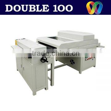 Double100 650mm UV coating machine, UV lamination machine