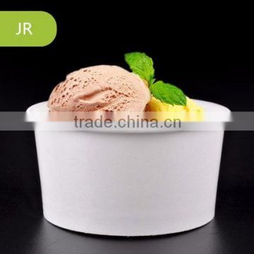 White color craft paper fruit ice cream cup