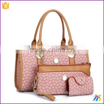 3pcs in one bags set women leather handbags wholesale online shopping