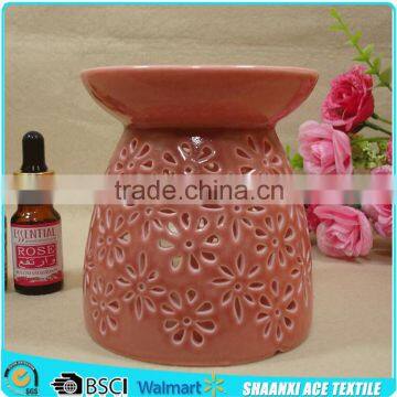 Unique Design Green Color Bamboo Shape Ceramic Fragrance Oil Burner Set photo-6