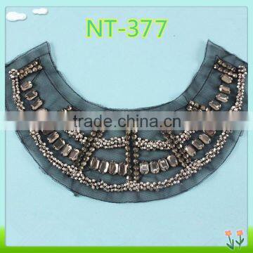 2016 garment accessory handmade beaded collar for ladies