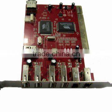 PCI TO USB 2.0 Card/ PCI TO 1394 combo CARD