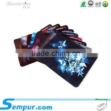 Non-Skip Rubber Mouse Pad Folding Mouse Pad with Logo Printing