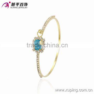 2016 Fashion New Design Wholesale Alibaba Customized 14k Gold Bangle