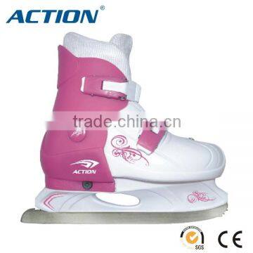 China manufacturer Hard shell adjustable ice skates