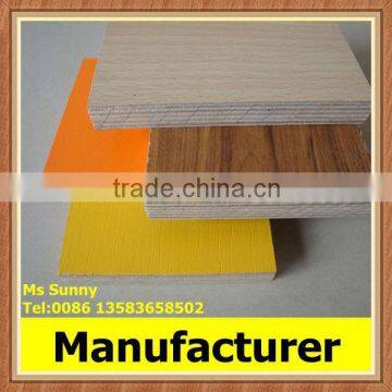 Mdf core melamine faced plywood