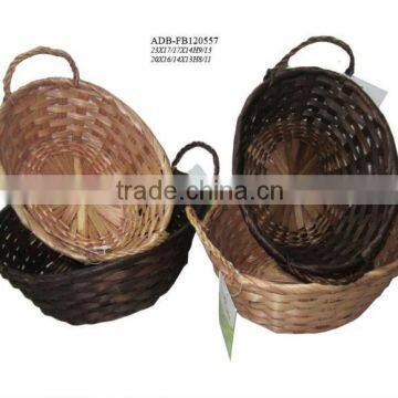Bread Bamboo Basket With Handle