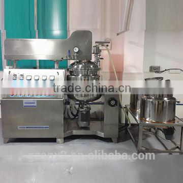 laboratory equipment for cosmetics /vacuum mixer homogenizer /hair color cream agitator tank