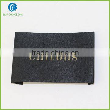 Black Background Custom Designer Broadloom Woven Labels For Clothing photo-4