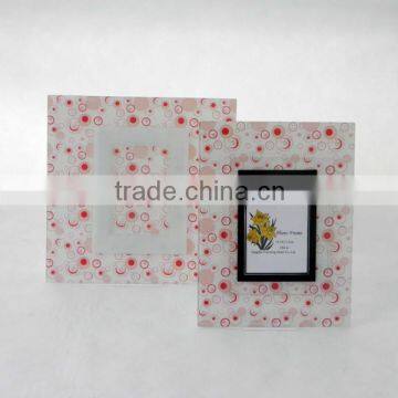 New design lovely Glass photo frame