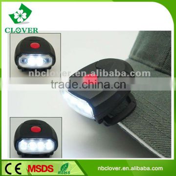 ABS material powerful 4 led miners cap lamp