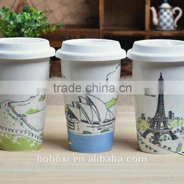 Cheap Wholesale silicone coffee cup covers