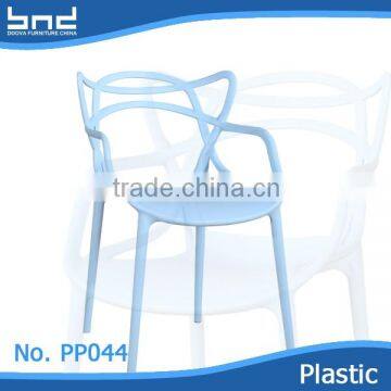 Durable cheap full plastic garden chair PP044