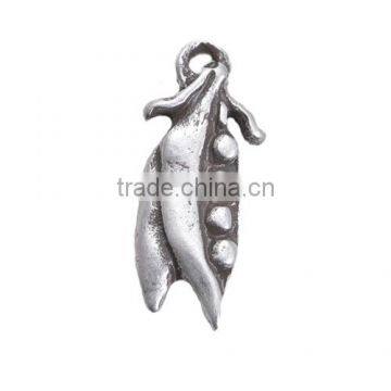 Wholesale Fashion Antique Silver Zinc Alloy Pea Charm