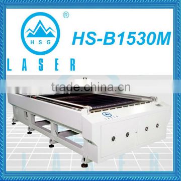 Professional laser cutting machine for 15mm MDF,25-30mm acrylic,stainless steel,carbon steel,galvanized steel HS-B1530M