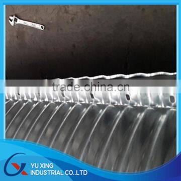 Corrugated galvanized steel metal concrete culvert pipe