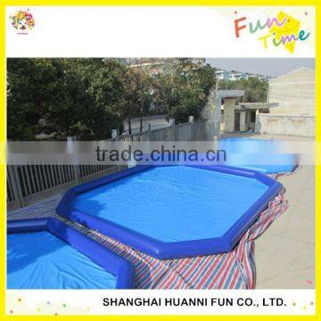 2015 factory supply customized PVC inflatable swimming pool for parties
