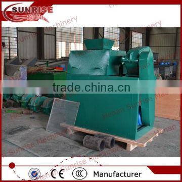 double roller cow manure fertilizer pellet machine