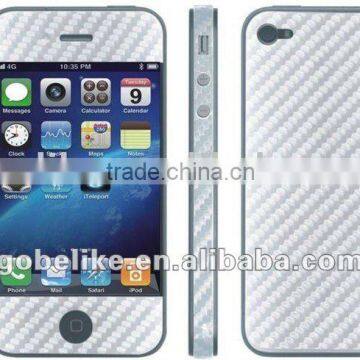 carbon fiber sticker for iphone 4/4s & 5s