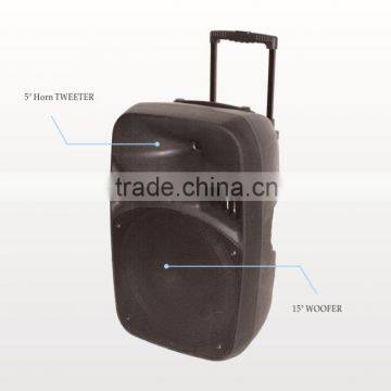 15inch Professional Powered Amplified Speakers System With Bluetooth photo-2