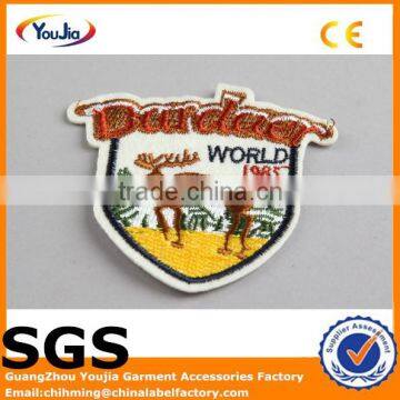 Factory supply felt embroidery patch for kintting hats