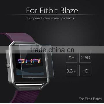 Quality Assurance Full Screen Cover Tempered Glass Screen Protector For Fitbit Blaze Screen Protector Cover