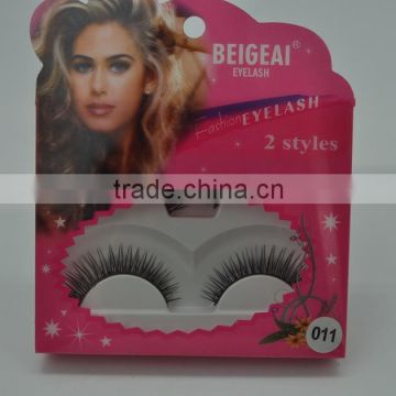 New Design Fashion Synthetic False Eyelashes For Wholesale