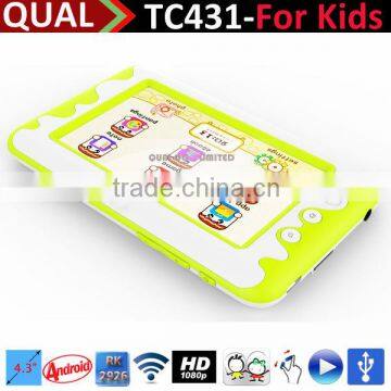 Hot Selling!!! 4.3 inch kids tablet with Rockchip 2926 1.3GHz 480*272 Pixels HD Screen C