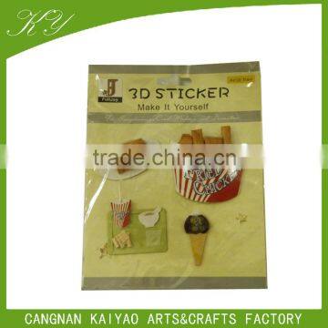 Professional Factory Customized Cartoon 3d Sticker