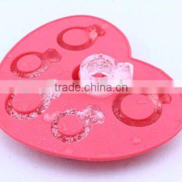 Fancy Ring Shaped Silicone Ice Cube Tray