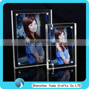 China wholesale 4x6, 5x7 wedding photo frame, acrylic picture frame