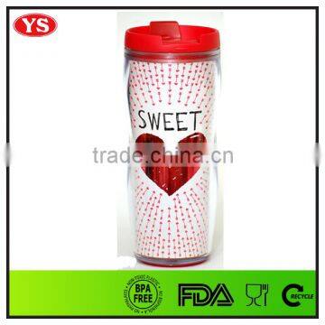 350 ml Insulated Plastic Wholesale Coffee Mug Cup for Starbucks photo-4