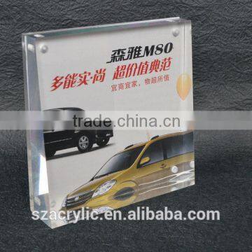 crystal acrylic car poster frame
