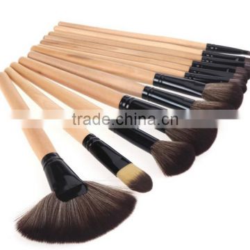 NEW Wood 32pcs Professional Makeup Brushes Kit Cosmetic Make Up Set + Pouch Bag Case