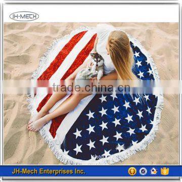 High Quality Lightweight Wholesale Round Beach Picnic Mat