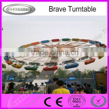 China Manufacturer Thrill Amusement Park Rides Brave Turntable for Sale