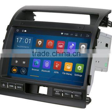 Great Quad Core Pure Android 5.1.1 Car GPS for Toyota Land Cruiser 200 With Capacitive Screen 1.6G CPU 1G RAM Radio Audio Player