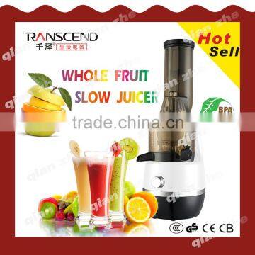 200W elecctric big mouth slow juicer, orange juicer, carrot juicer machine, juicer extractor