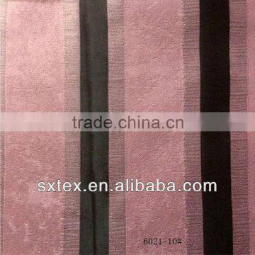 2013 New Design Stripe Velvet Blackout Curtain Fabric valance