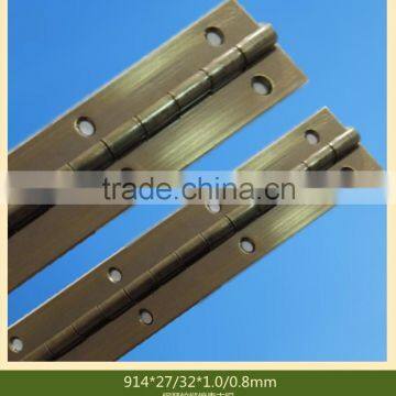 piano hinge /Antique Brass plated long hinge