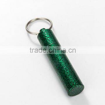 aluminium usefull empty pill capsule holder keychain