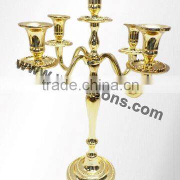 Brass Plated candelabra metal