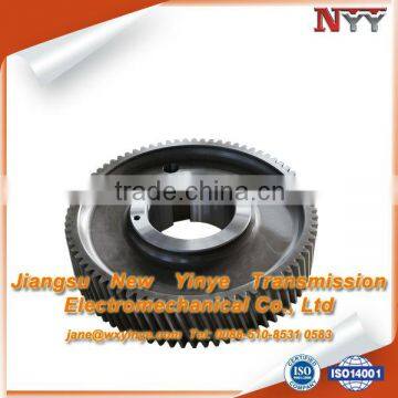 Mid-hardened tooth flank steel helical gear processing