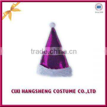 High Quaility Cheap Colorful Sequin Soft Christmas Hat photo-4