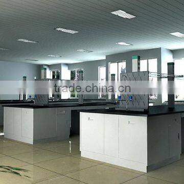 Heavy Duty Dental Laboratory Furniture Type Chemical Laboratory Island Work Bench With Drawers