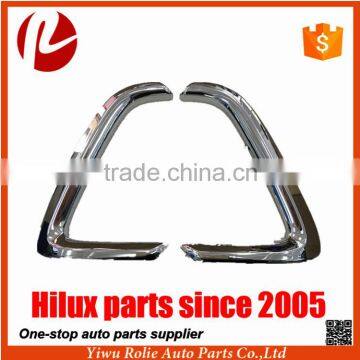 Bumper plating article decoration for HILUX REVO front bumper hole cover