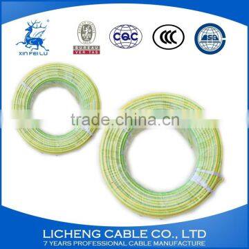 1.5mm2 Earthing Cable PVC Insulated Copper Wire Green-yellow Cable photo-3