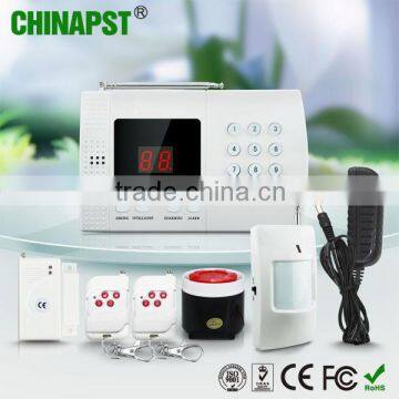 China Brand New Good Quality 99 Wireless Zones PSTN home burglarproof alarm wireless security systems PST-TEL99E