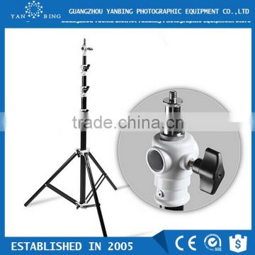 Multi-function strong 2.2m studio photo light stand with air cushion and enlarging diameter