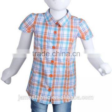 James 50s Big Check Colorful Regular Soft Woven Fabric for Children's Shiring photo-3